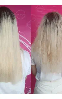 اکستنشن مو و کراتین مو