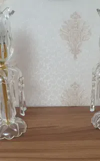شمعدان بلور ساده
