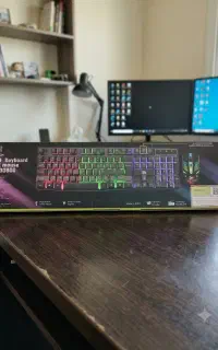 کیبورد و ماوس گیمینگ UCTECH 3080  RGB و خوش‌قیمت