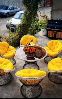 میز باغی صندلی باغی Bambo چهارنفره و شش نفره