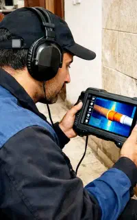 نشت یاب نشت یابی نشتیابی تشخیص ترکیدگی با دستگاه