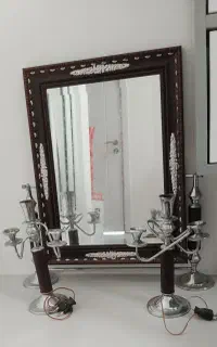 آینه و شمعدان