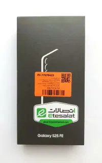 گوشی Samsung S25 fe / پلمپ / رنگ مشکی / اصل ویتنام