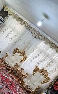 پرده ۶ متری با کتیبه و والن ها