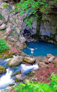 تور یک روزه غار آبی دیورش و چشمه سفیدآب