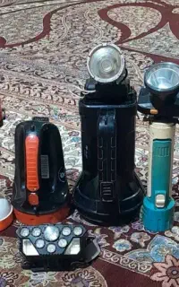 10عدد چراغ شارژی سالم و درحدنو
