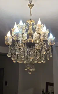 لوستر ۱۲شعله  برنز
