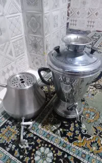 سماور برقی اتومات و قوری سماوری