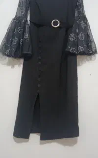 لباس مجلسی جنس کرپ مشکی