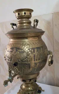 سماور قدیمی حکاکی هخامنشی ۲۵ لیتری