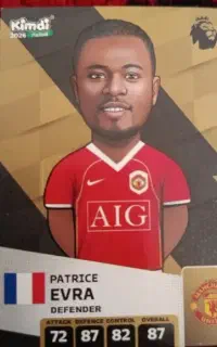 کیمدی بازیکن منچستر یونایتداهل فرانسه EVRA PATRICE