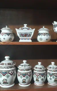 سرویس ظرف قدیمی و عتیقه مهبان