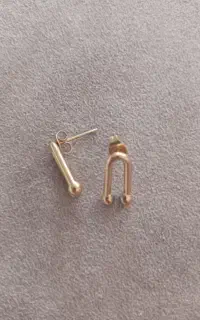 گوشواره استیل رنگ تابت