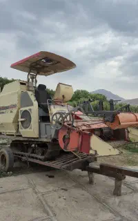 کمباین برنج و نخود