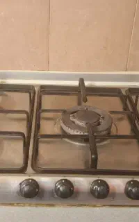 گاز صفحه ای استیل و میز تلویزیون mdf