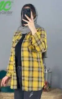 فروش عمده مانتو چهارخونه زنونه