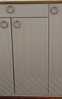 ست چوب میز کنسول و آینه و جاکفشی