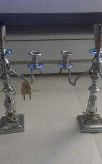 ۲عدد شمعدانی استیل ضدزنگ نونو