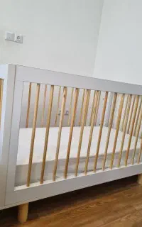 تخت کودک چوب و mdf به همراه تشک