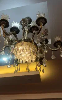 لوستر سقفی مدرن کریستالی