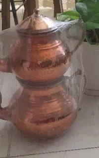 کتری قوری مسی