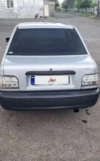 پراید  نقره ای 89 تکسوز شاسی پلمپ...