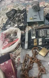 فروش فوریه چندقفل کتابی وزنجیرفولادی مغزیه قفل درب
