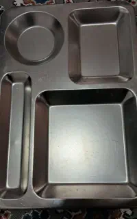 ظرف استیل سلف سرویس ۴ خانه