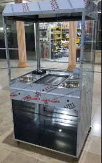 هایپرفرساندویچی یخچال داخل استیل فالوده نشاسته