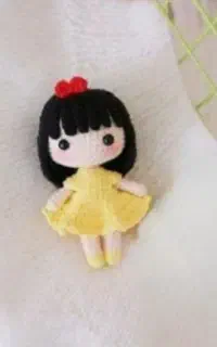 عروسک بافتنی دختر