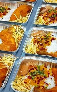 پخت غذای مجالس عروسی ولیمه ترحیم تولد و...