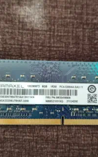 ram 8g لپتاپ 3200