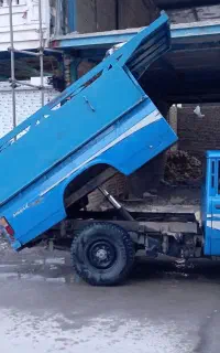 حمل خاک و نخاله وتخریب با نیسان کمپرسی