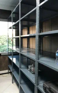 قفسه طوسی مشبک کتابخانه ای