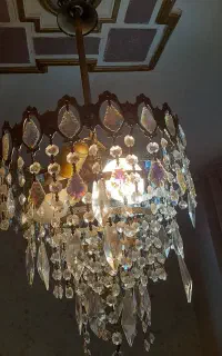 ۲عدد لوستر برنز