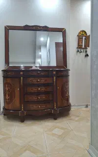 آینه کنسول چوبی