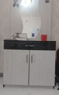 جا کفشی اینه دار و چوب لباسی قدی