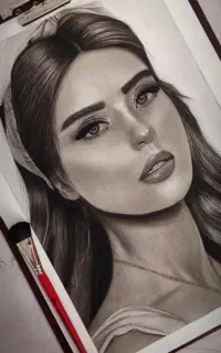 سفارش طراحی چهره تکنیک سیاه قلم