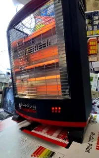هیتربخاری برقی پارس کوشان۴شعله تابشی فن دارپرحرارت