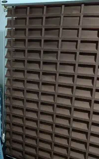 پرده زبرا رنگ شکلاتی