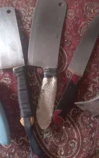 سرویس کارد و ساتور و قندشکن آشپزخانه استیل