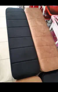پاف کلاف دار  جنس چوب و پارچه و چرم