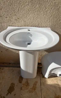 دوعدد روشویی چینی مروارید طرح کلاسیک نو