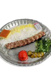 چلو کباب کوبیده