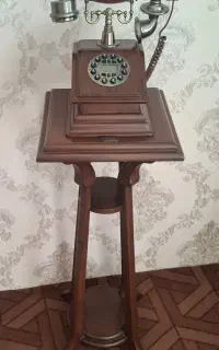 میز تلفن چوبی ایستاده کاملا نو