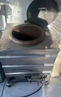 تنور راه انداخته شده