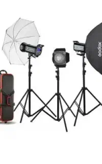 کیت کامل نورپردازی ۳ شاخه گودگس