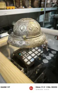 خاویار خوری برنجی قدمت پهلوی