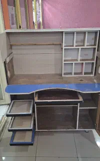 میزکار ام دی اف ویترین استاده قفسه ام دی اف