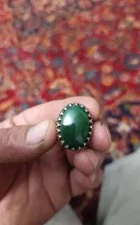 انگشتر نقره فیروزه یاقوت عقیق شجر بابا قوری